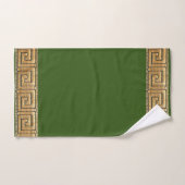 ギリシャ鍵のライフメーンダーリバーシンボルゴールデン バスタオルセット (ハンドタオル)