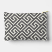ギリシャ鍵クラシックスクエア旋回パターン アクセサリーポーチ (裏面)
