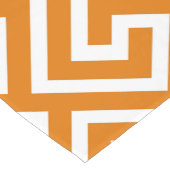 ギリシャ鍵クラシックスクエア旋回パターン ショートテーブルランナー (コーナー)