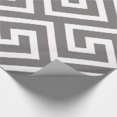 ギリシャ鍵クラシックスクエア旋回パターン ラッピングペーパー (角)