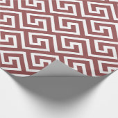 ギリシャ鍵クラシックスクエア旋回パターン ラッピングペーパー (角)