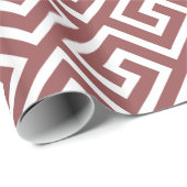 ギリシャ鍵クラシックスクエア旋回パターン ラッピングペーパー (ロールコーナー)