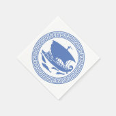 ギリシャ鍵デザイン スタンダードカクテルナプキン (角)