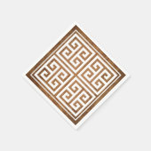 ギリシャ鍵パターンデザイン スタンダードカクテルナプキン (角)