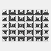 ギリシャ鍵パターン ラッピングペーパーシート (正面2)