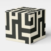 ギリシャ鍵ブラック フェイバーボックス (正面サイド)