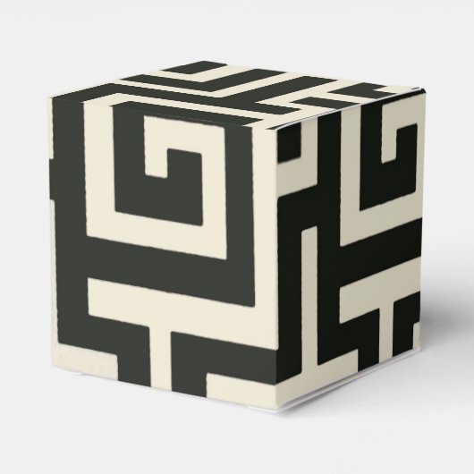 ギリシャ鍵ブラック フェイバーボックス (裏面サイド)