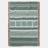 ギリシャ鍵ブランケット スローブランケット (正面縦)