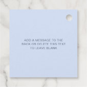 ギリシャ鍵ブルーバプテスムサンキュー フェイバータグ (裏面)