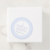 ギリシャ鍵ホワイトブルーバプテスマ フェイバータグ (インサイチュ)