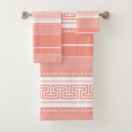 ギリシャ鍵モチーフ バスタオルセット
