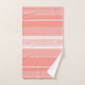 ギリシャ鍵モチーフ バスタオルセット (ハンドタオル)