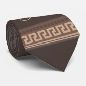 ギリシャ鍵縁ど ネクタイ (ロール)