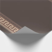 ギリシャ鍵縁ど ラッピングペーパー (角)