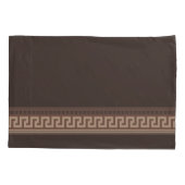 ギリシャ鍵縁ど 枕カバー (裏面)