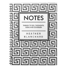 ギリシャ鍵 ノートブック