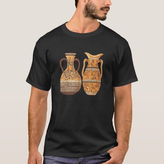 ギリシャ陶芸作家 Tシャツ (正面)