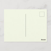 ギリシャ領ミコノス島ポスター ポストカード (裏面)