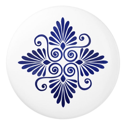 ギリシャ風のオーナメント セラミックノブ (正面)