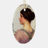 ギリシャ風の素敵な人 セラミックオーナメント (右)