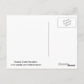 ギリシャ風クレタヘラクリオン ポストカード (裏面)