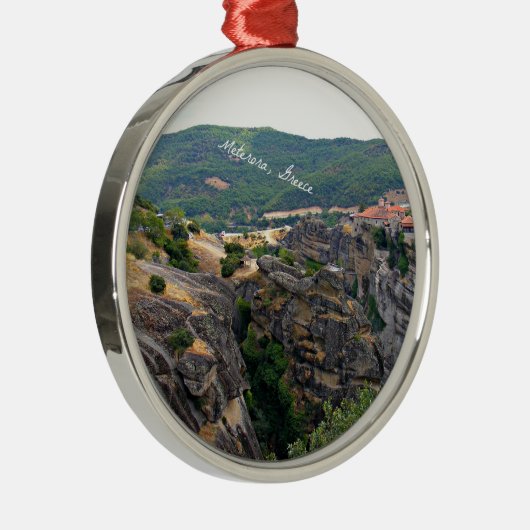 ギリシャ風景メテロラ メタルオーナメント (右)