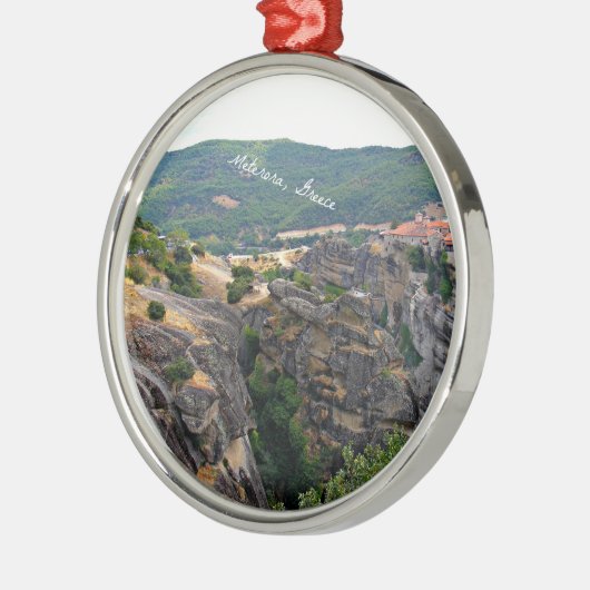 ギリシャ風景メテロラ メタルオーナメント (左)