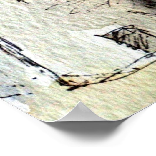 ギリシャ風車 ポスター (角)