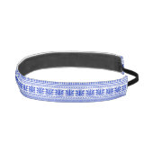 ギリシャ風、パター地中海のン、青 アスレチックヘッドバンド (右)