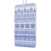 ギリシャ風、パター地中海のン、青 カーエアーフレッシュナー (左)