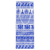 ギリシャ風、パター地中海のン、青 ワインギフトバッグ (正面)