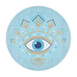 ギリシャ飾の邪悪な目トルコの保護シンボル カッティングボード