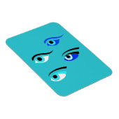 ギリシャ魚釣りボートイナーアイシンボル マグネット (右側)