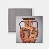 ギリシャ黒姿アンフォラ マグネット (正面/裏面)