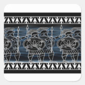 ギリシャ黒姿軍 スクエアシール (正面)