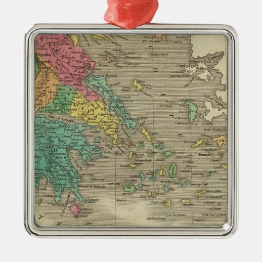 ギリシャ10 メタルオーナメント (正面)