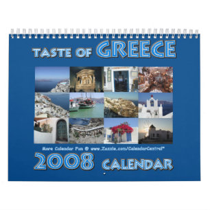 ギリシャ2008のカレンダーの好み カレンダー