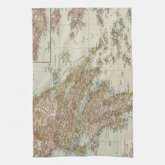 ギリシャ4 キッチンタオル (縦)