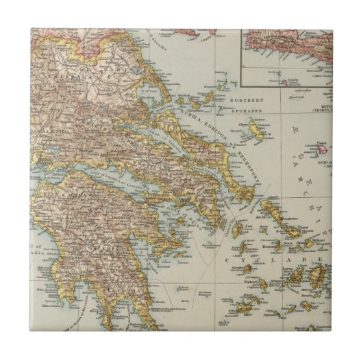 ギリシャ4 タイル (正面)