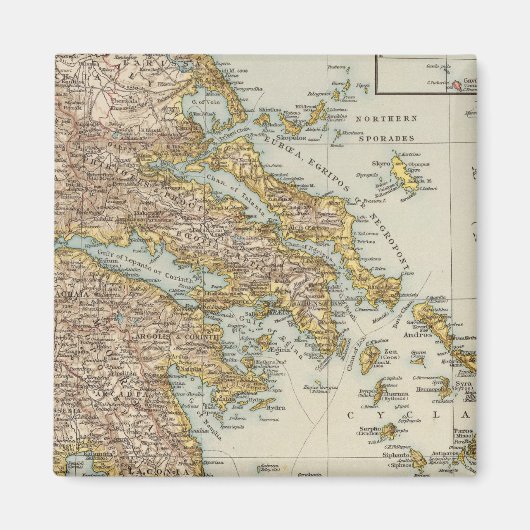 ギリシャ4 マグネット (正面)