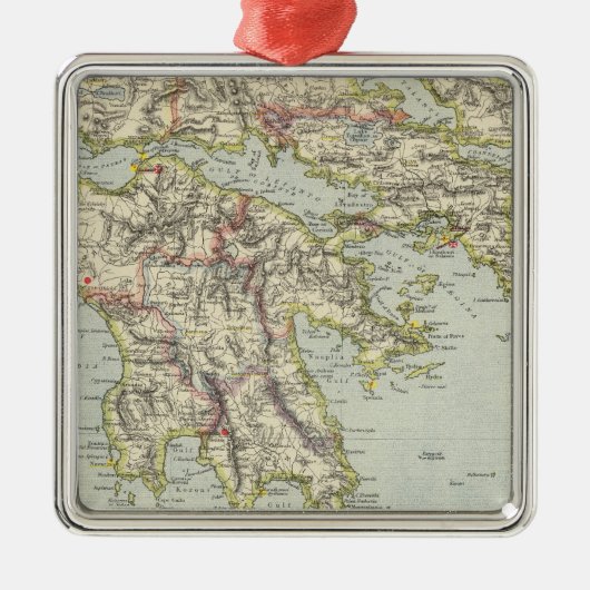 ギリシャ8 メタルオーナメント (正面)