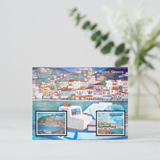 ギリシャ – はがき (スタンド正面)