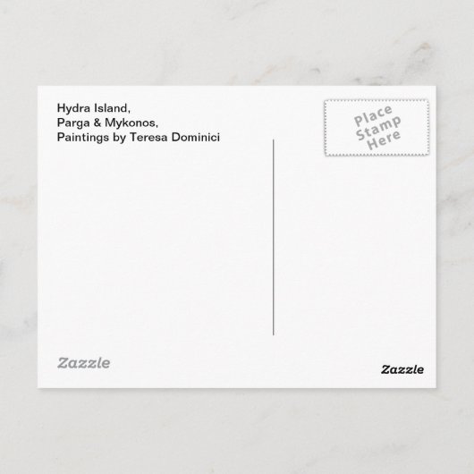 ギリシャ – はがき (裏面)