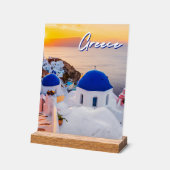 ギリシャ アクリルサイン (傾斜)