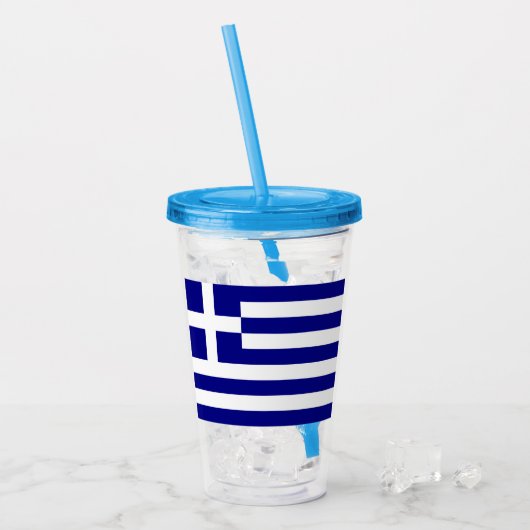 ギリシャ アクリルタンブラー (アイス正面)