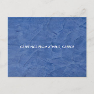 ギリシャ,アテネからの挨拶 ポストカード