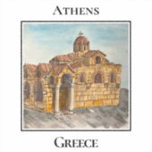 ギリシャ、アテネのパナギア・カプニカレア教会 シール (正面)