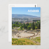 ギリシャ，アテネのパノラマ ポストカード (正面/裏面)