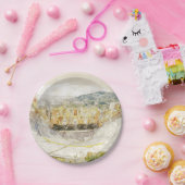 ギリシャ，アテネの古代劇場 ペーパープレート (パーティー)