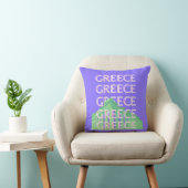 ギリシャ、アテネ旅行アート クッション (椅子)